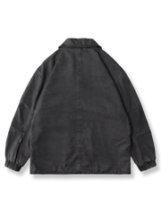 ヴィンテージワックス加工 ビッグポケット テーラードジャケット