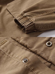 詳細画像: ワックス加工とビッグポケットのディテール