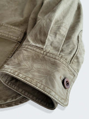 ヴィンテージ植物柄シャツ