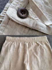 テンセルリネンパンツ