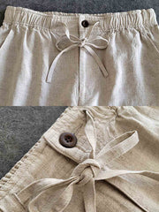 テンセルリネンパンツ