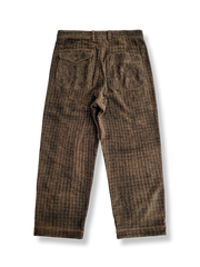 シルクヴィンテージ風カジュアルパンツ