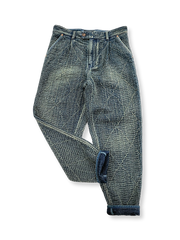 インディゴ刺し子カジュアルパンツ