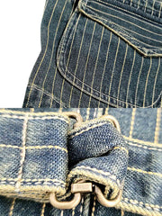 ストライプデニムベスト