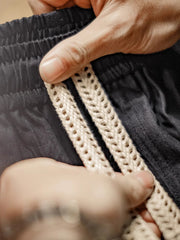 水波紋プリーツ座禅パンツ