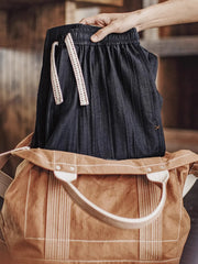 水波紋プリーツ座禅パンツ