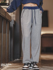 バイカラー ウエストジョガーパンツ