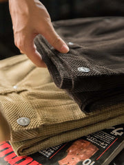 8ウェールコーデュロイの生地テクスチャー特写