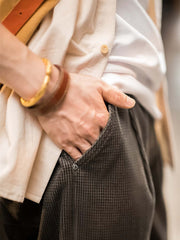 8ウェールコーデュロイの生地テクスチャー特写