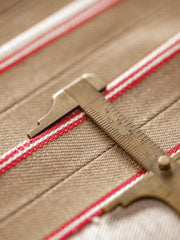 イエローストーンブラウン セルビッジ ローデニム