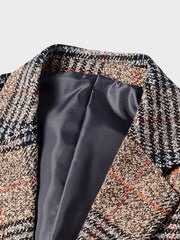 チェック柄 スーツジャケット