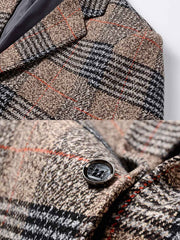 チェック柄 スーツジャケット