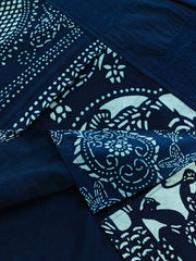 バティックパッチワークキューバカラー半袖シャツ