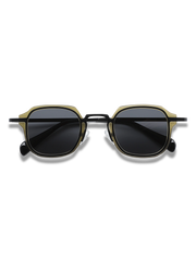 合金フレームトータスシェルヴィンテージメガネ正面展示