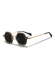 サングラスのノーズパッドと合金テンプルのディテール特写