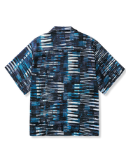 青いフィルム風 アロハシャツ