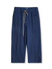 職人藍染 立体タックワイドパンツ