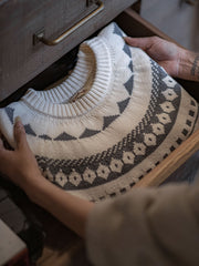 フェロージャカード ニットセーター