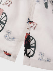 浮世絵柄 アロハシャツ