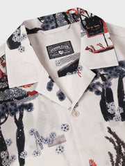 浮世絵柄 アロハシャツ