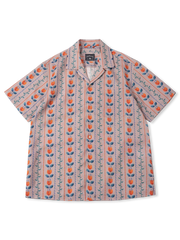 チューリップ柄 アロハシャツ