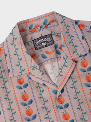 チューリップ柄 アロハシャツ