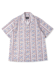 円形模様 アロハシャツ