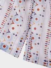 円形模様 アロハシャツ