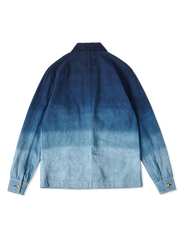 濃淡グラデーション 藍染めジャケット