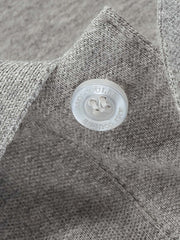 高品質コットンベーシックプレーンポロシャツ詳細図