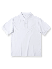 プレミアムコットン ベーシック 無地ポロシャツ