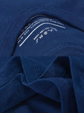 コーマインディゴ染めクルーネックショートスリーブTシャツ詳細図