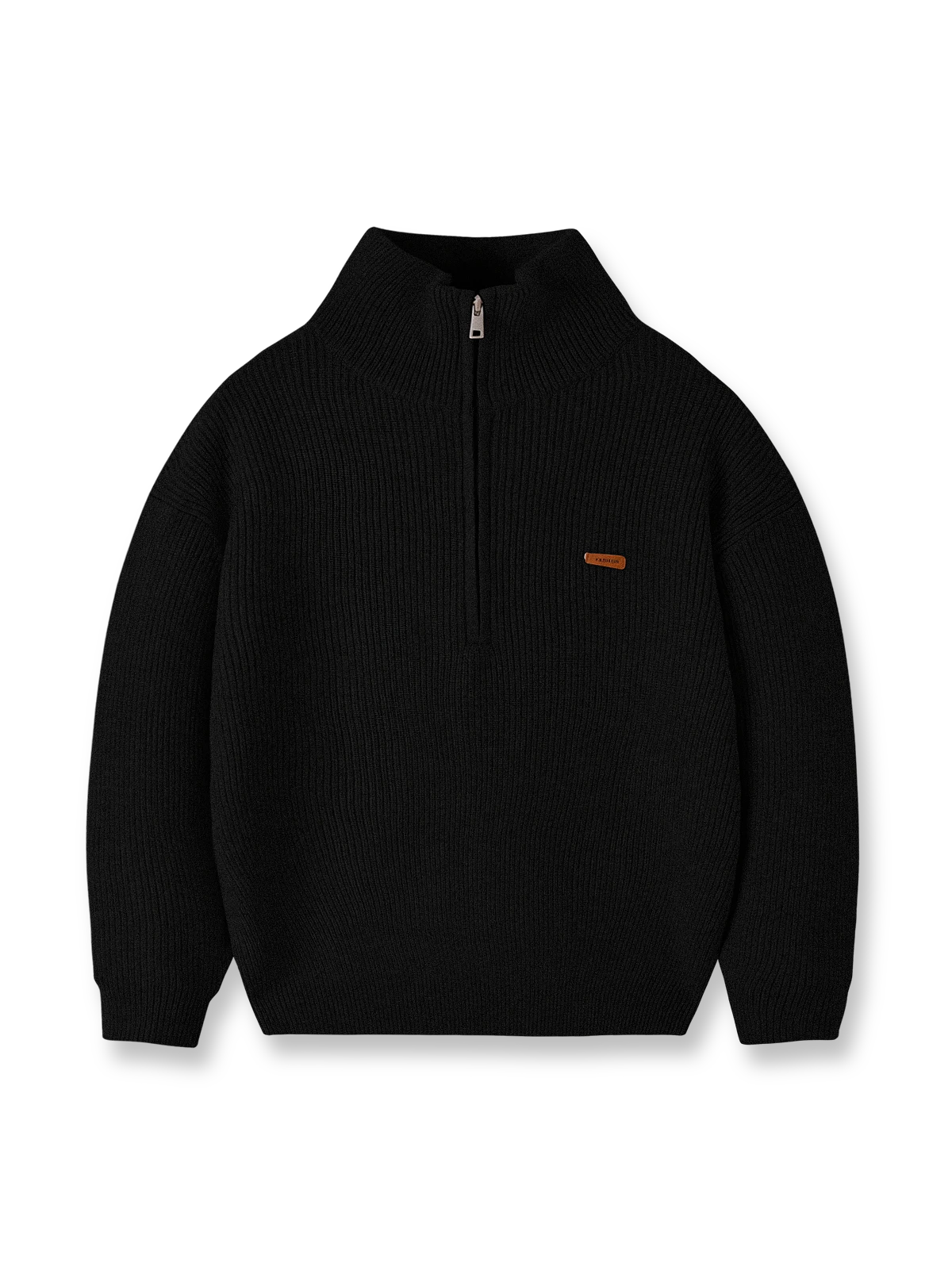 製品画像
"レザーラベル ハーフジップ ハイネック ニット、シンプルで上品なデザイン、精巧な立ち襟とハーフジップポロカラーで調整可能、リブ編みでフィット感と快適さを提供"
詳細画像
"レザーラベル ハーフジップ ハイネック ニットのディテール、二重リブ編みで暖かさを提供、袖口と裾のリブ編みが伸縮性を高め、レザーラベルがディテールに高級感を加えた洗練されたデザイン"