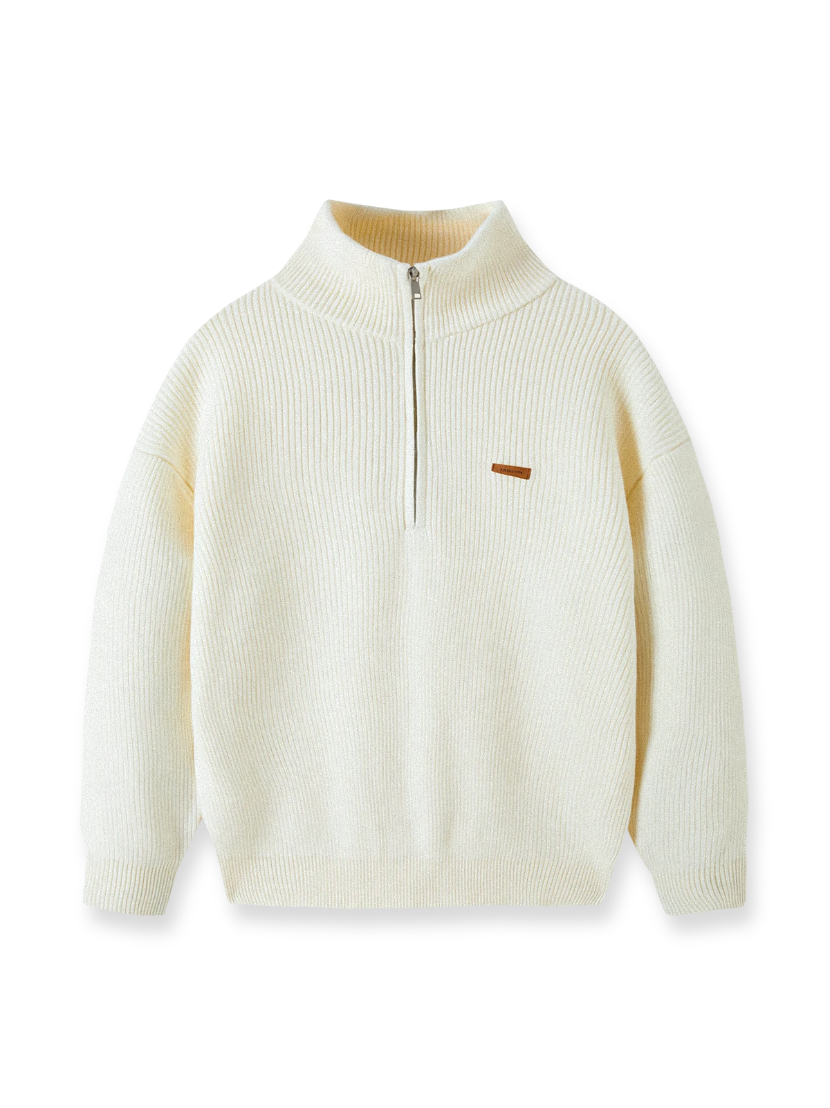 製品画像
"レザーラベル ハーフジップ ハイネック ニット、シンプルで上品なデザイン、精巧な立ち襟とハーフジップポロカラーで調整可能、リブ編みでフィット感と快適さを提供"
詳細画像
"レザーラベル ハーフジップ ハイネック ニットのディテール、二重リブ編みで暖かさを提供、袖口と裾のリブ編みが伸縮性を高め、レザーラベルがディテールに高級感を加えた洗練されたデザイン"