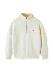 製品画像
"レザーラベル ハーフジップ ハイネック ニット、シンプルで上品なデザイン、精巧な立ち襟とハーフジップポロカラーで調整可能、リブ編みでフィット感と快適さを提供"
詳細画像
"レザーラベル ハーフジップ ハイネック ニットのディテール、二重リブ編みで暖かさを提供、袖口と裾のリブ編みが伸縮性を高め、レザーラベルがディテールに高級感を加えた洗練されたデザイン"