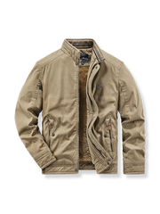 裏ボア フリース 立襟ジャケット