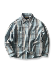 製品画像:
レトロスタイル ドーパミンカラー 厚手 チェック柄シャツ 全体画像、ヴィンテージ風デザイン、秋冬向け
詳細画像:
ドーパミンカラー チェック柄 シャツのディテール、コットン100%素材の質感、厚手の生地