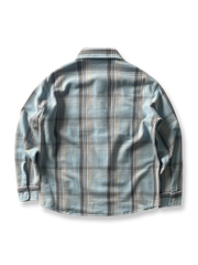 製品画像:
レトロスタイル ドーパミンカラー 厚手 チェック柄シャツ 全体画像、ヴィンテージ風デザイン、秋冬向け
詳細画像:
ドーパミンカラー チェック柄 シャツのディテール、コットン100%素材の質感、厚手の生地