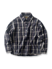 製品画像:
レトロスタイル ドーパミンカラー 厚手 チェック柄シャツ 全体画像、ヴィンテージ風デザイン、秋冬向け
詳細画像:
ドーパミンカラー チェック柄 シャツのディテール、コットン100%素材の質感、厚手の生地