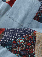 スプライス ろうけつ染めウォッシュTシャツ