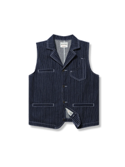 アメカジウォバッシュワークベスト