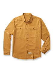 クラシック アメリカン レトロ ヘビー フィッシュボーン柄 ワークシャツ