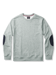 エルボーパッチコットンスウェット