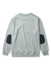 エルボーパッチコットンスウェット