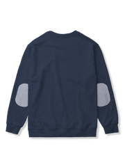 エルボーパッチコットンスウェット