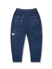 デニムワイドテーパードイージーパンツ