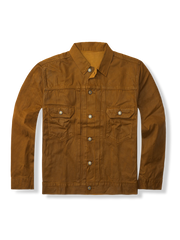 PUコーティングデニムジャケット