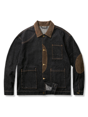 シティボーイ コーデュロイ切替デニムジャケット