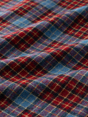 色織り チェック柄 ワークシャツ