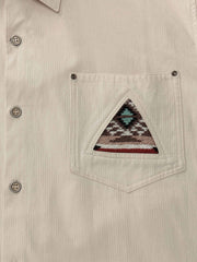 【再入荷】アメリカンインディアン×トーテム刺繍 レトロ長袖シャツ